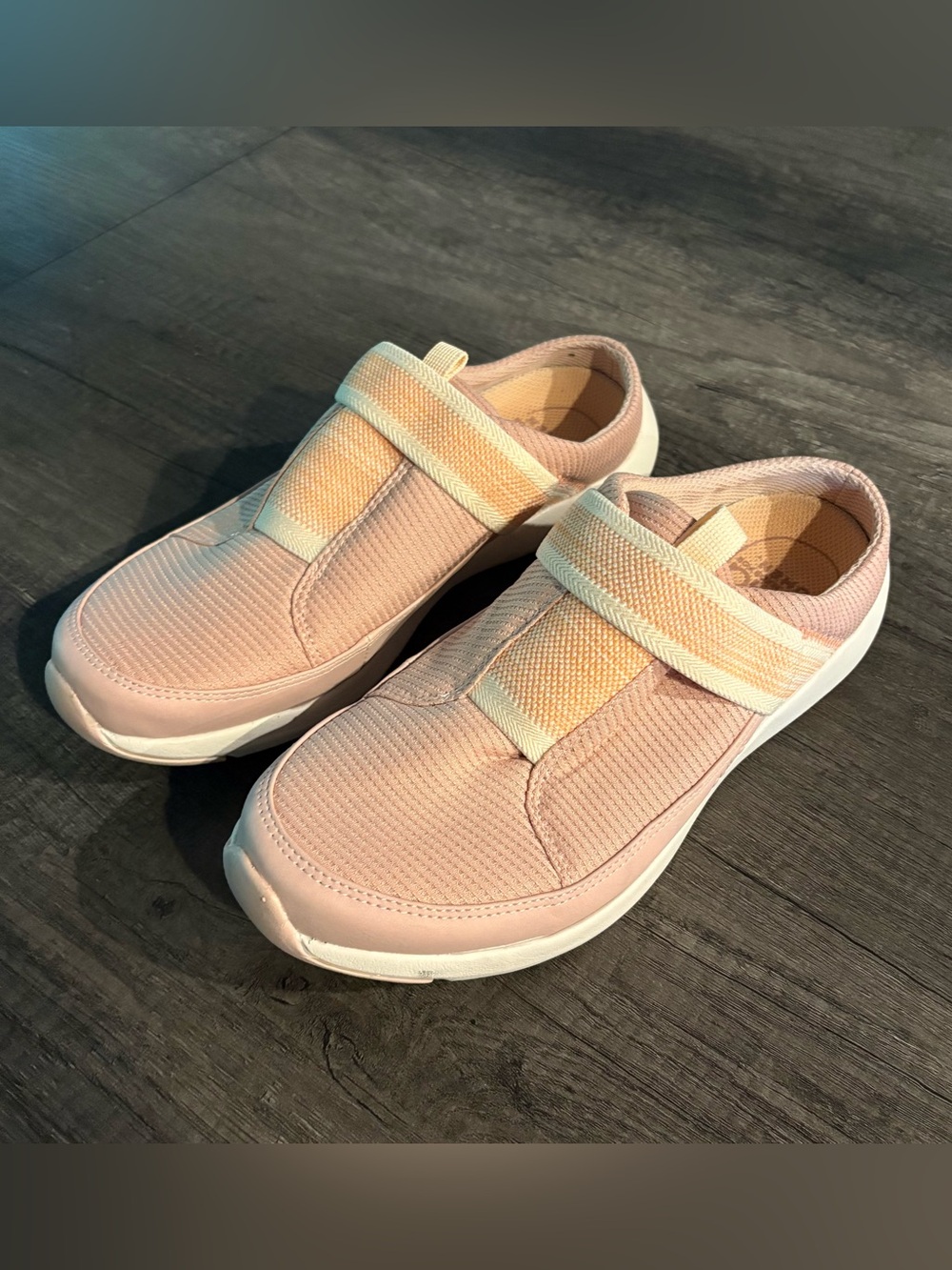 Ryka Women's Engage Slip On Shoes Athletic Mules Peach Lightweight Sneakers Sz 9